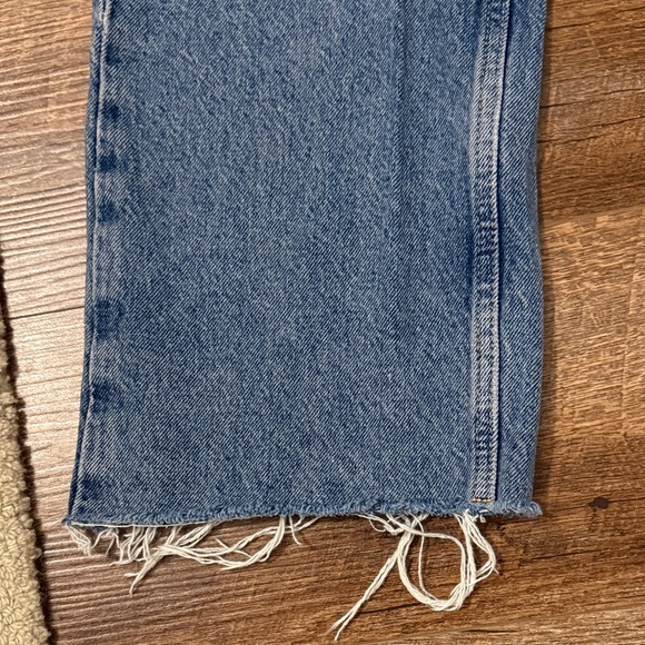 Zara High Rise Blue Women's Jeans - Picture 4 of 6